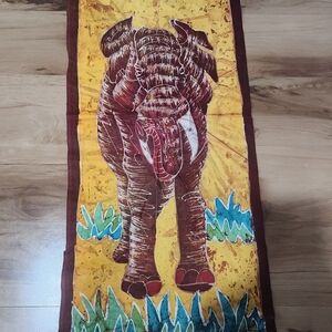 Colorful Elephant Tapestry
